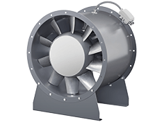 Brandgas-Axial-Mitteldruckventilatoren